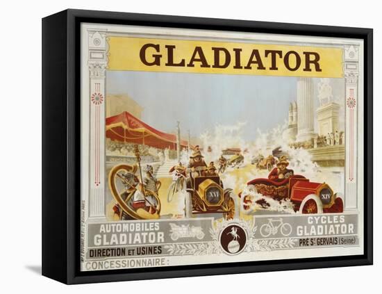 Gladiator Poster-Henri Gray-Framed Stretched Canvas