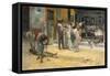 Gladiatorial Combat at Pompei, Detail-Francesco Netti-Framed Stretched Canvas