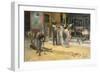 Gladiatorial Combat at Pompei, Detail-Francesco Netti-Framed Giclee Print