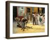 Gladiatorial Combat During Dinner at Pompei-Francesco Netti-Framed Giclee Print