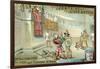 Gladiatorial Combat in the Coliseum, Rome-null-Framed Giclee Print