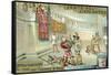 Gladiatorial Combat in the Coliseum, Rome-null-Framed Stretched Canvas