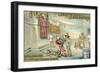 Gladiatorial Combat in the Coliseum, Rome-null-Framed Giclee Print