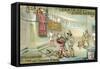 Gladiatorial Combat in the Coliseum, Rome-null-Framed Stretched Canvas