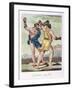 Gladiators, from Antique Rome Engraved by Labrousse, Published 1796-Jacques Grasset de Saint-Sauveur-Framed Giclee Print