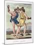 Gladiators, from Antique Rome Engraved by Labrousse, Published 1796-Jacques Grasset de Saint-Sauveur-Mounted Giclee Print