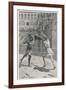 Gladiators in Combat in an Arena-J. Ambrose-Framed Art Print