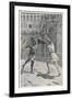 Gladiators in Combat in an Arena-J. Ambrose-Framed Art Print