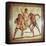 Gladiators in the Arena, Roman Mosaic, Saarbrucken, Germany-null-Framed Stretched Canvas