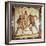 Gladiators in the Arena, Roman Mosaic, Saarbrucken, Germany-null-Framed Giclee Print