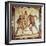 Gladiators in the Arena, Roman Mosaic, Saarbrucken, Germany-null-Framed Giclee Print