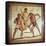 Gladiators in the Arena, Roman Mosaic, Saarbrucken, Germany-null-Framed Stretched Canvas