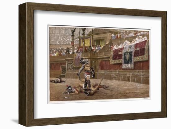 Gladiators in the Arena-Edmund Evans-Framed Photographic Print