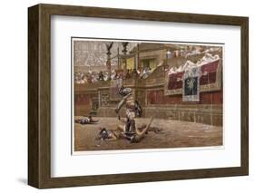 Gladiators in the Arena-Edmund Evans-Framed Photographic Print