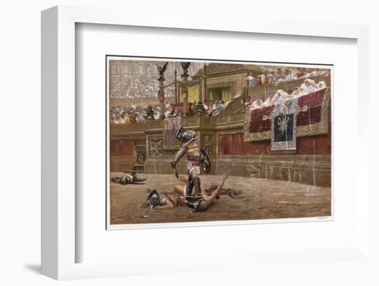 Gladiators in the Arena-Edmund Evans-Framed Photographic Print