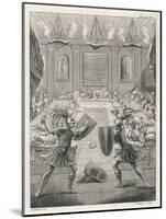 Gladiators Performing as after Dinner Entertainment-S. Antoine-Mounted Art Print