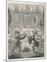 Gladiators Performing as after Dinner Entertainment-S. Antoine-Mounted Art Print