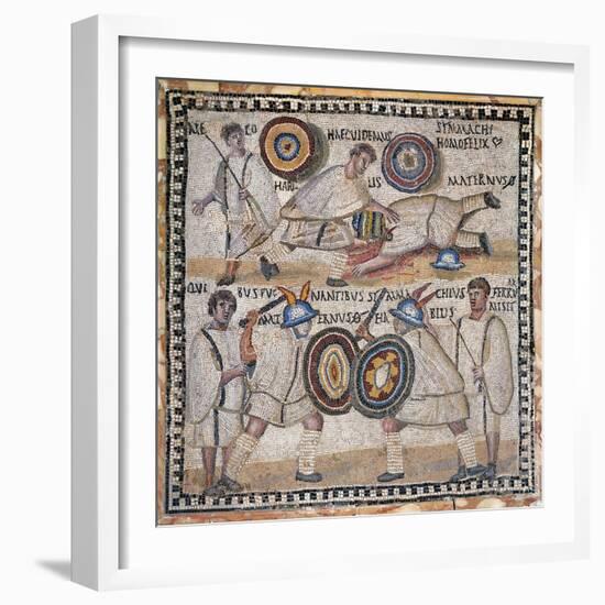 Gladiators-null-Framed Art Print