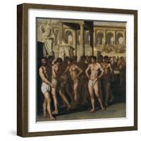 Gladiators-Aniello Falcone-Framed Giclee Print