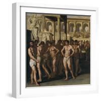 Gladiators-Aniello Falcone-Framed Giclee Print