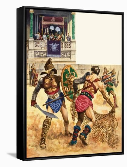 Gladiators-Peter Jackson-Framed Stretched Canvas