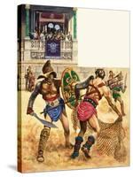 Gladiators-Peter Jackson-Stretched Canvas