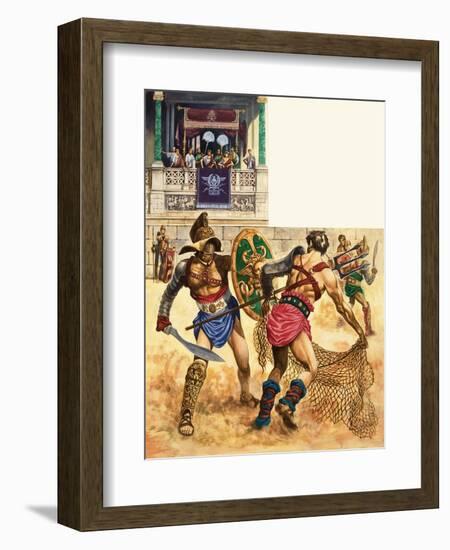 Gladiators-Peter Jackson-Framed Giclee Print