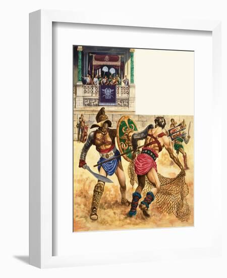 Gladiators-Peter Jackson-Framed Giclee Print