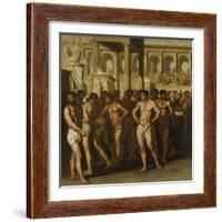 Gladiators-Aniello Falcone-Framed Giclee Print