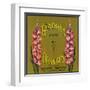 Gladiola Brand Citrus Crate Label - Covina, CA-Lantern Press-Framed Art Print