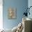 Gladiola on Soft Blue-Silvia Vassileva-Art Print displayed on a wall