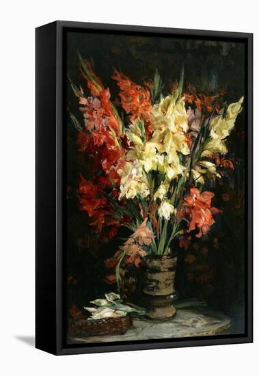 Gladioli, 1924-Jacques-emile Blanche-Framed Stretched Canvas