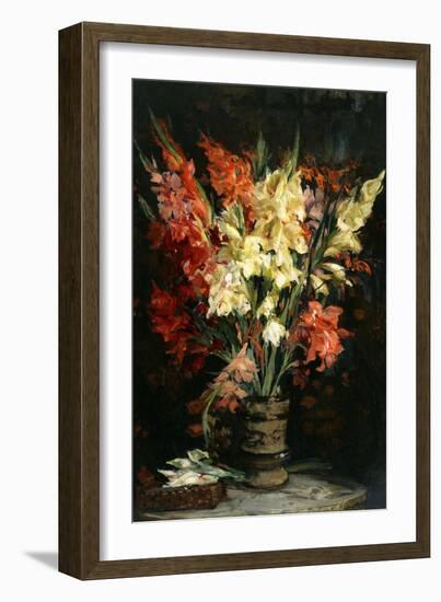 Gladioli, 1924-Jacques-emile Blanche-Framed Giclee Print