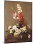 Gladioli and Roses, 1881-Henri Fantin-Latour-Mounted Giclee Print