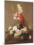 Gladioli and Roses, 1881-Henri Fantin-Latour-Mounted Giclee Print
