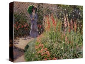 Gladioli, c.1876-Claude Monet-Stretched Canvas