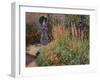 Gladioli, c.1876-Claude Monet-Framed Giclee Print