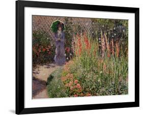 Gladioli, c.1876-Claude Monet-Framed Giclee Print