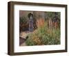 Gladioli, c.1876-Claude Monet-Framed Giclee Print