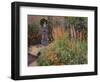 Gladioli, c.1876-Claude Monet-Framed Giclee Print