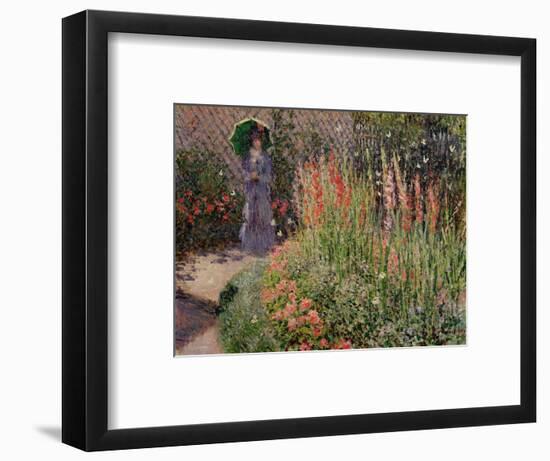 Gladioli, c.1876-Claude Monet-Framed Premium Giclee Print