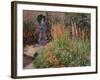 Gladioli, c.1876-Claude Monet-Framed Giclee Print