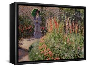 Gladioli, c.1876-Claude Monet-Framed Stretched Canvas