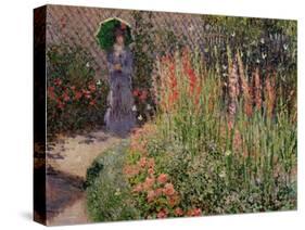 Gladioli, c.1876-Claude Monet-Stretched Canvas