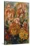 Gladioli in a Blue Vase; Glaieuls Dans Un Vase Bleu-Pierre-Auguste Renoir-Stretched Canvas