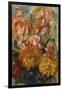 Gladioli in a Blue Vase-Pierre-Auguste Renoir-Framed Giclee Print