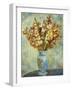 Gladioli in Blue Vase-Pierre-Auguste Renoir-Framed Giclee Print