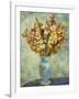 Gladioli in Blue Vase-Pierre-Auguste Renoir-Framed Giclee Print