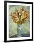 Gladioli in Blue Vase-Pierre-Auguste Renoir-Framed Giclee Print