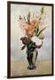 Gladiolus-Pierre-Auguste Renoir-Framed Art Print